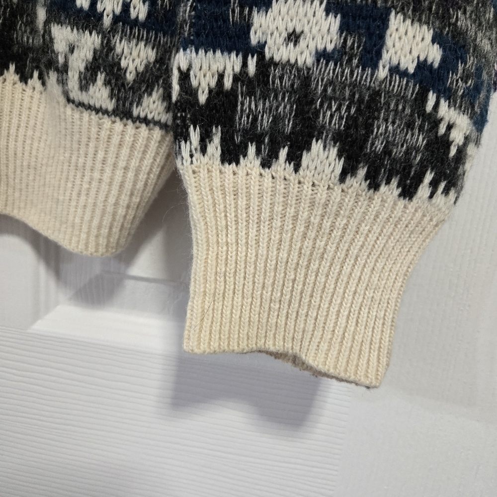 Giorgio Di Firenze Men's Knit Crew Neck Wool Blend Cosby Sweater Size Medium - Picture 4 of 15